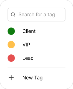 Tags picker